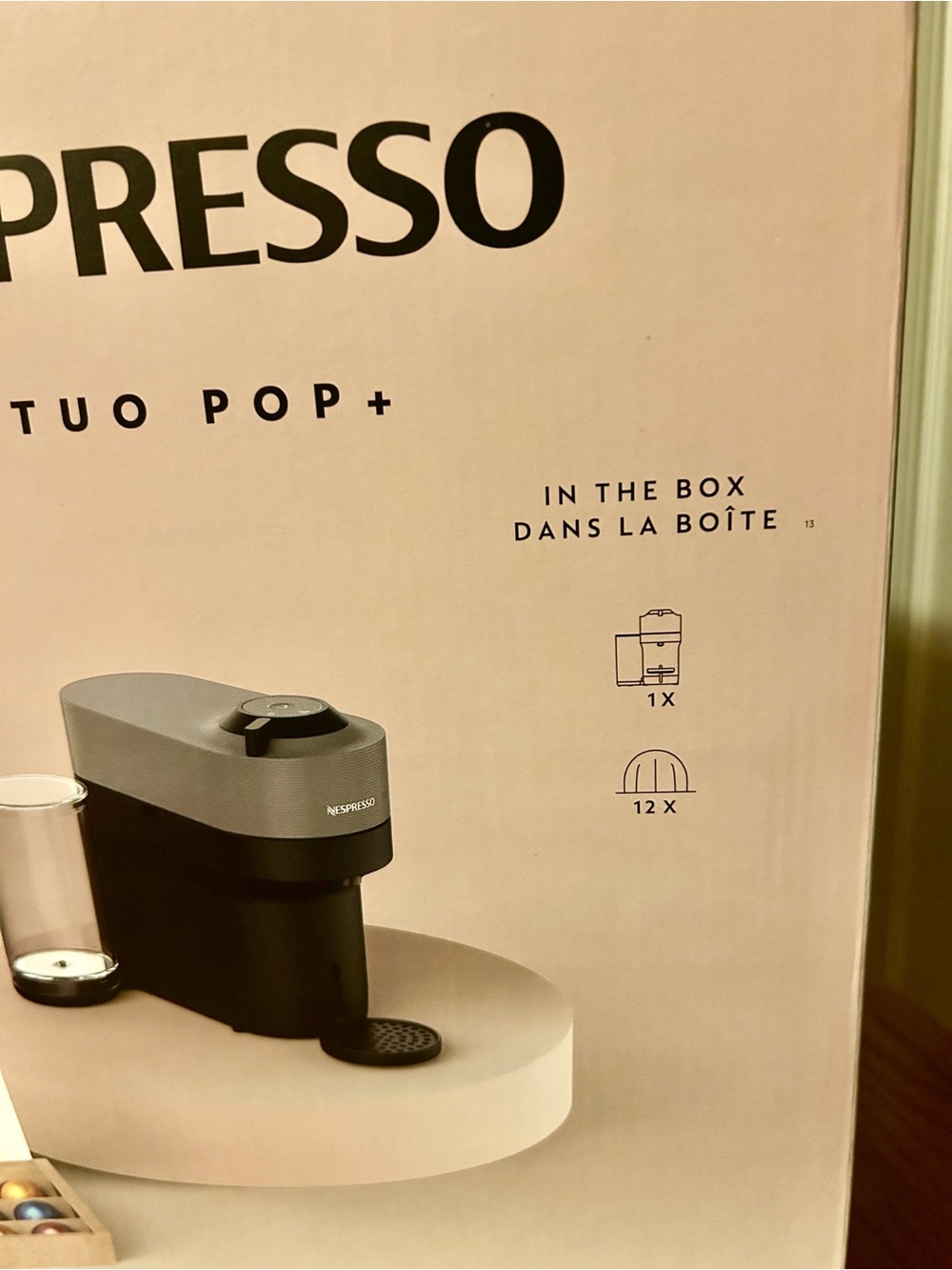 NIB Nespresso Vertuo Pop+ coffee machine manufactured by Breville - Picture 6 of 8